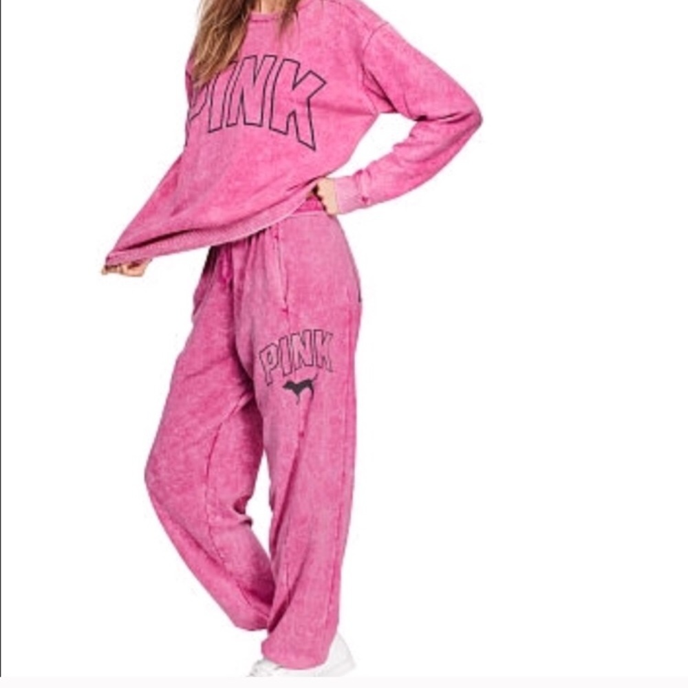 Pink by Victoria Secret Pink Cotton Campus Pants